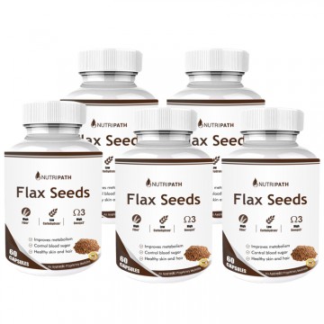 Nutripath Flax Seed Extract- 5 Bottle 